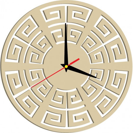 Stylish acrylic wall clock - shiny decor for your home