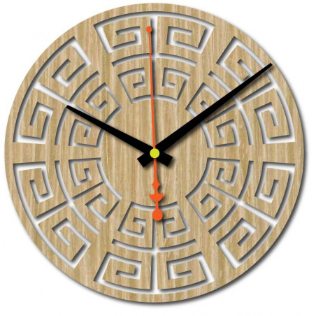 Wall clock made of plywood wood 4 mm colorant COLOR Wall clock made of plywood wood 4 mm colorant COLOR