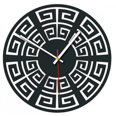 Wall clock made of plywood wood 4 mm colorant COLOR Wall clock made of plywood wood 4 mm colorant COLOR