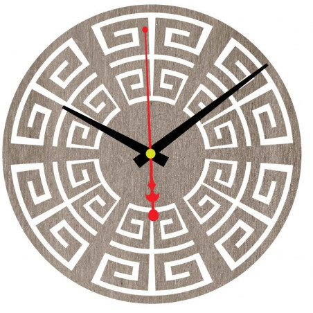 Wall clock made of plywood wood 4 mm colorant COLOR Wall clock made of plywood wood 4 mm colorant COLOR