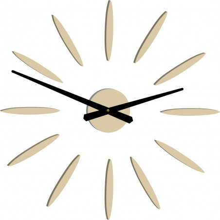 Wall Clock Sticky Sun Rays Wall Clock Sticky Sun Rays