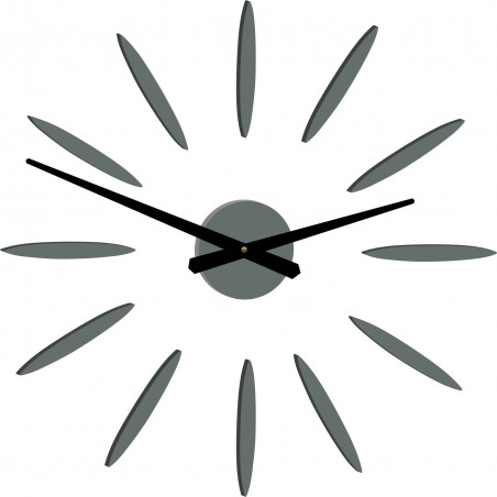 Wall Clock Sticky Sun Rays Wall Clock Sticky Sun Rays