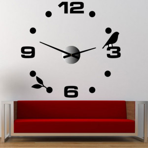 DIY Pohoda line adhesive wall clock