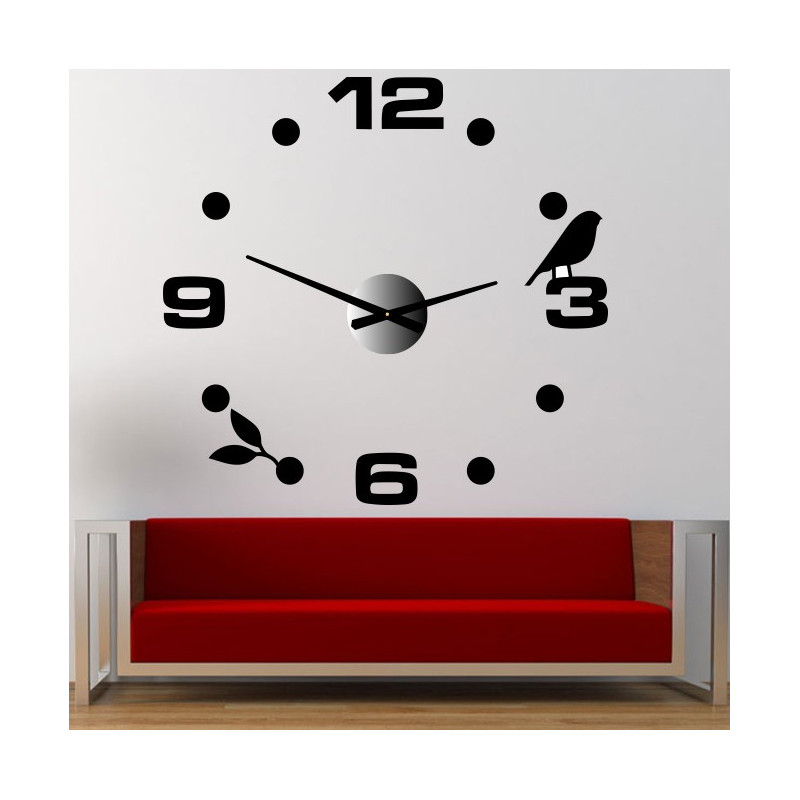 DIY Pohoda line adhesive wall clock