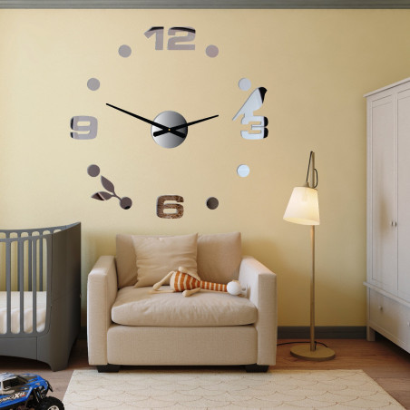 Wall Clock Line Sticker DIY Pohoda