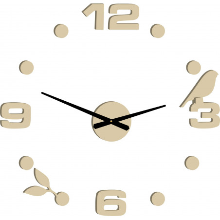 DIY Pohoda line adhesive wall clock DIY Pohoda line adhesive wall clock