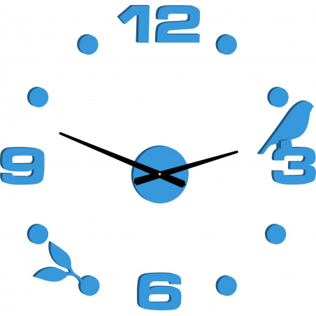 Wall Clock Line Sticker DIY Pohoda