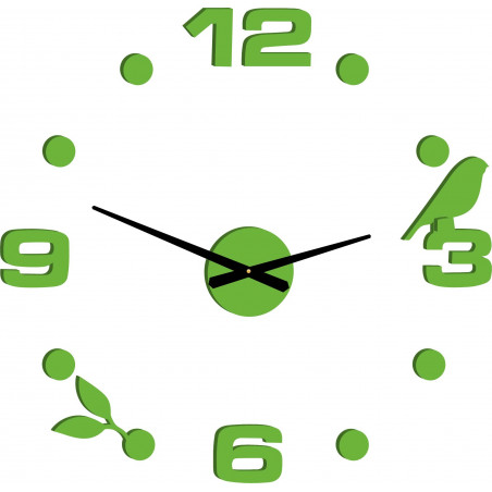 Wall Clock Line Sticker DIY Pohoda