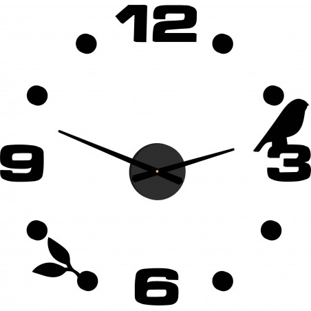 Wall Clock Line Sticker DIY Pohoda