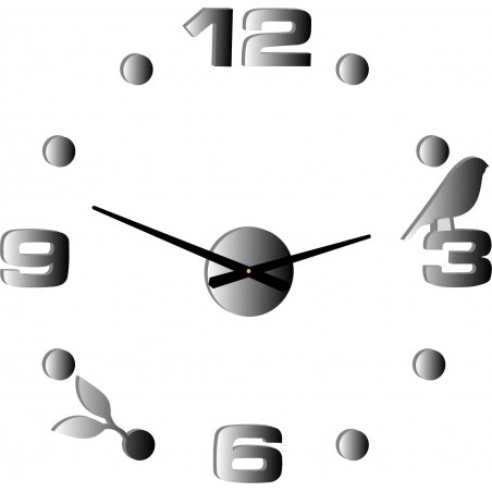 Wall Clock Line Sticker DIY Pohoda