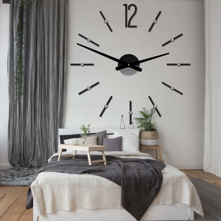 Modern wall clock adhesive SOFIA XXL DIY sticker