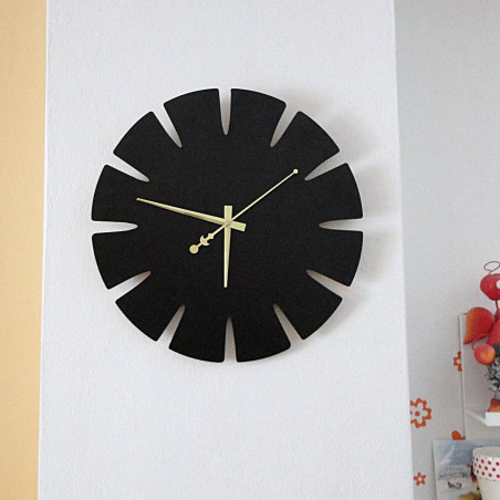 Wooden wall clock made of HDF SPECTRA Wooden wall clock made of HDF SPECTRA