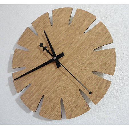 Wooden wall clock made of HDF SPECTRA Wooden wall clock made of HDF SPECTRA