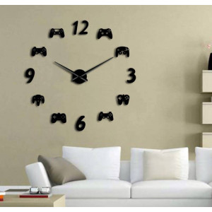 Wall Clock Video Game 3D DIY XXL 2