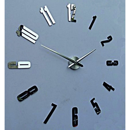 Wall clock mirror HOPARTI 3D DIY clock as a picture.