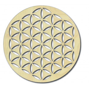 Mandala Wellbeing Wooden Wall Picture Of Plywood YISUIYU 2