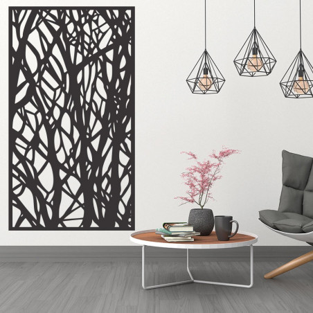 Wooden decor painting on the wall made of wooden plywood Topol HAVULKY