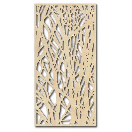 Wooden decor painting on the wall made of wooden plywood Topol HAVULKY