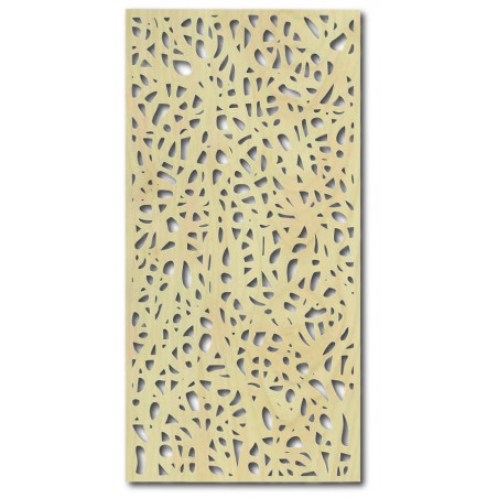 Wooden picture on the wall made of plywood Poplar Spots