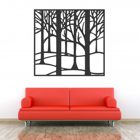 Wall painting carved from wooden plywood Topub LUBELA