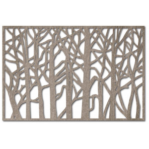 The image on the wall of wooden plywood poplar HOREHOR 2