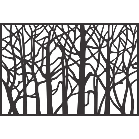The image on the wall of wooden plywood poplar HOREHOR