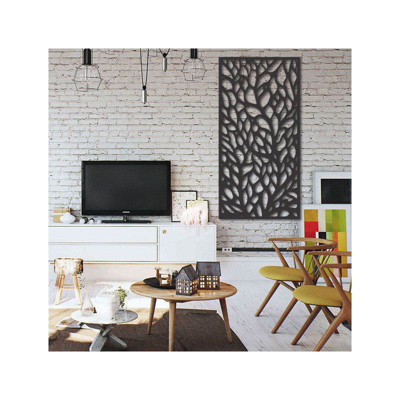 Wall painting of a tree made of wooden plywood Topoľ LÝDIA 1