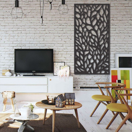Wall painting of a tree made of wooden plywood Topoľ LÝDIA 1