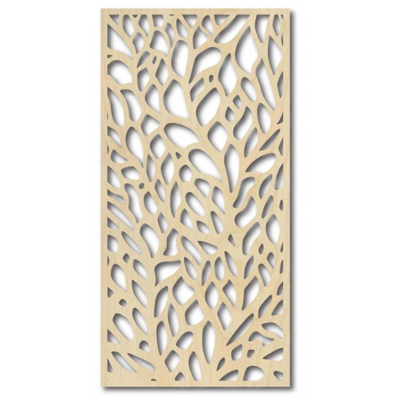 Wall painting of a tree made of wooden plywood Topoľ LÝDIA 1