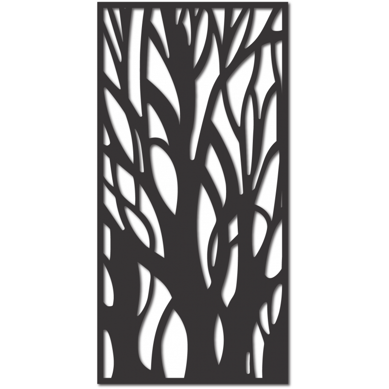 Wall painting of a tree made of wooden plywood Topoľ LÝDIA 2