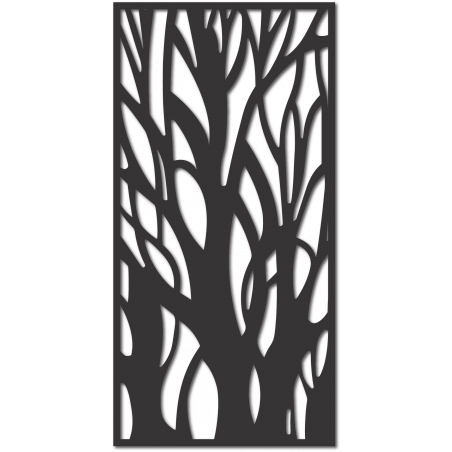 Wall painting of a tree made of wooden plywood Topoľ LÝDIA 2