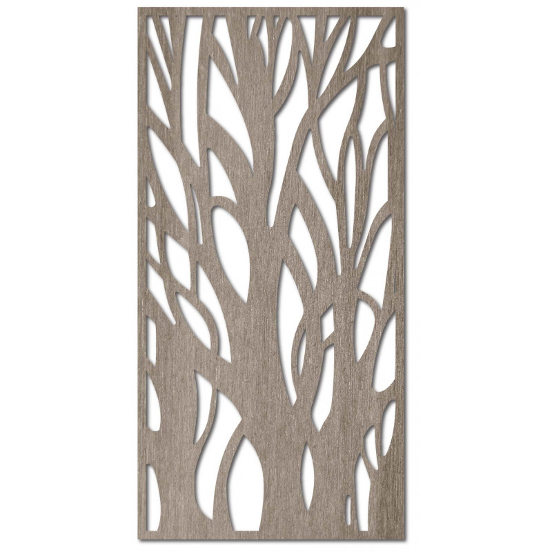 Large wall-mounted tree made of wooden plywood