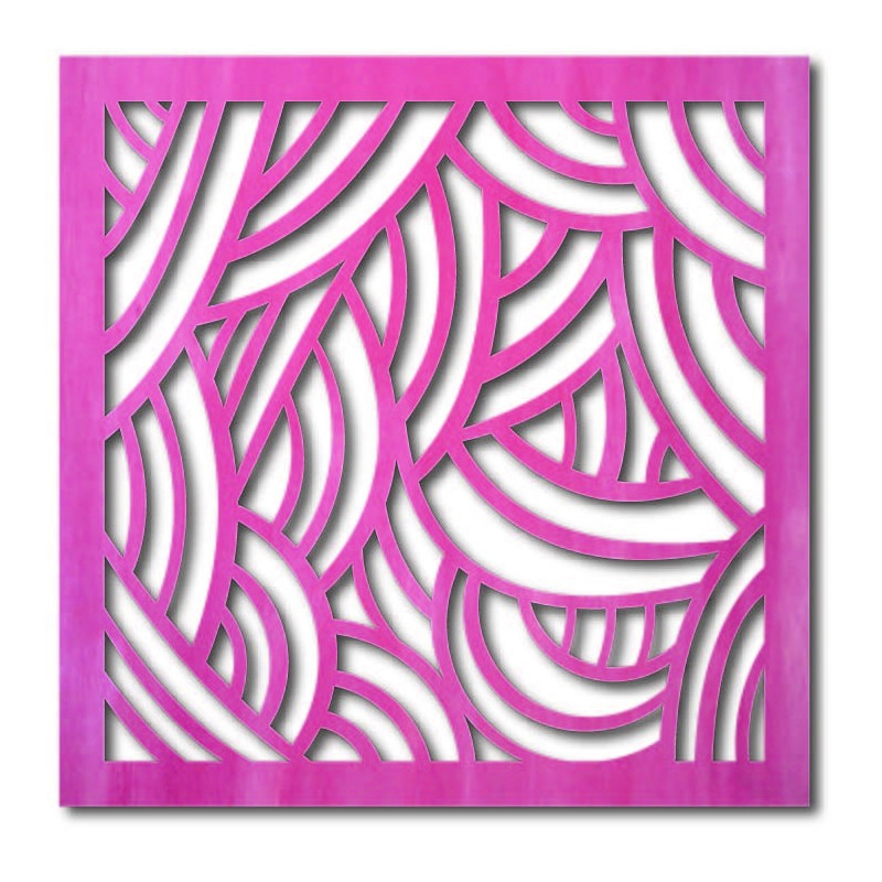 Wooden wall painting – Square