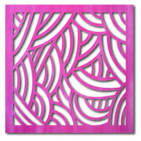 Wooden wall painting – Square