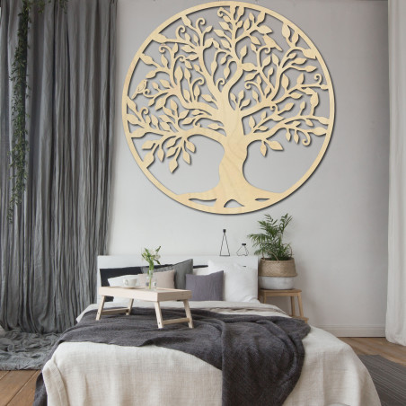 Wall decoration tree of life wooden picture made of plywood FAMILY Wall decoration tree of life wooden picture made of plywood FAMILY