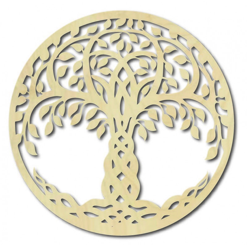 Wooden painting on a wall made of poplar plywood Bogan