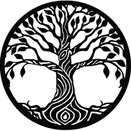 Wall painting of a tree made of poplar plywood BIDHIA