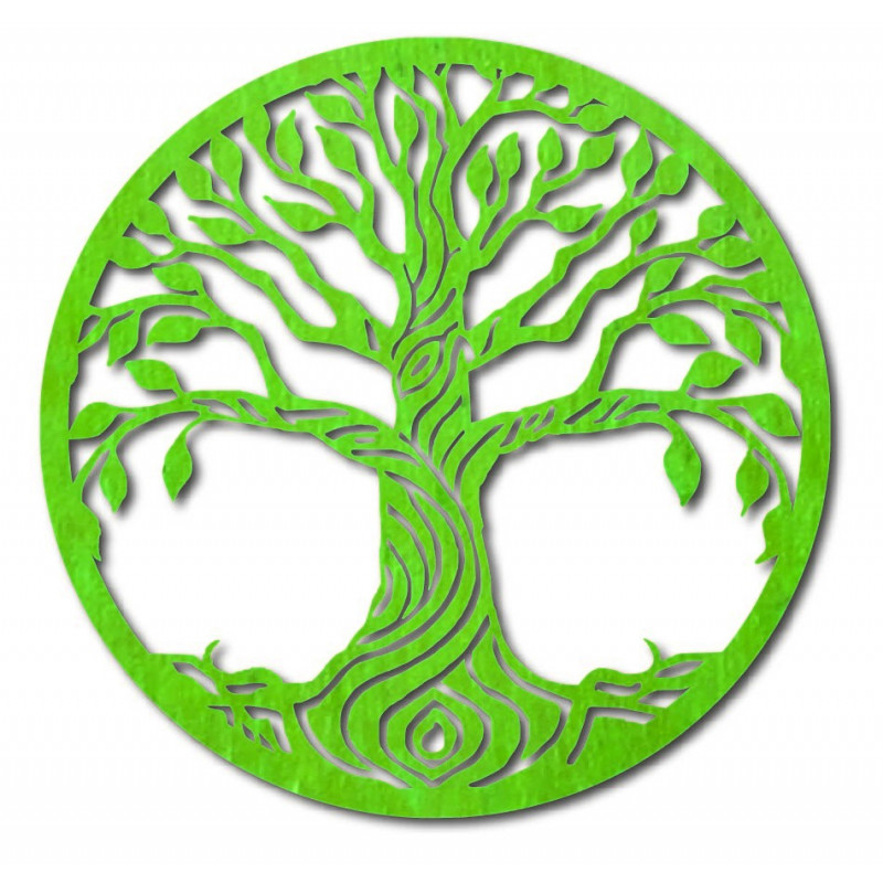 Wall painting of a tree made of poplar plywood BIDHIA