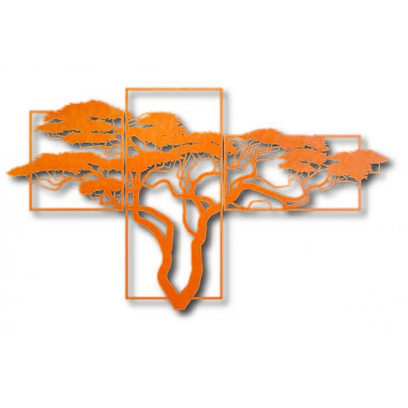 Wooden wall painting BONSAI The painting consists of three parts SKALICA