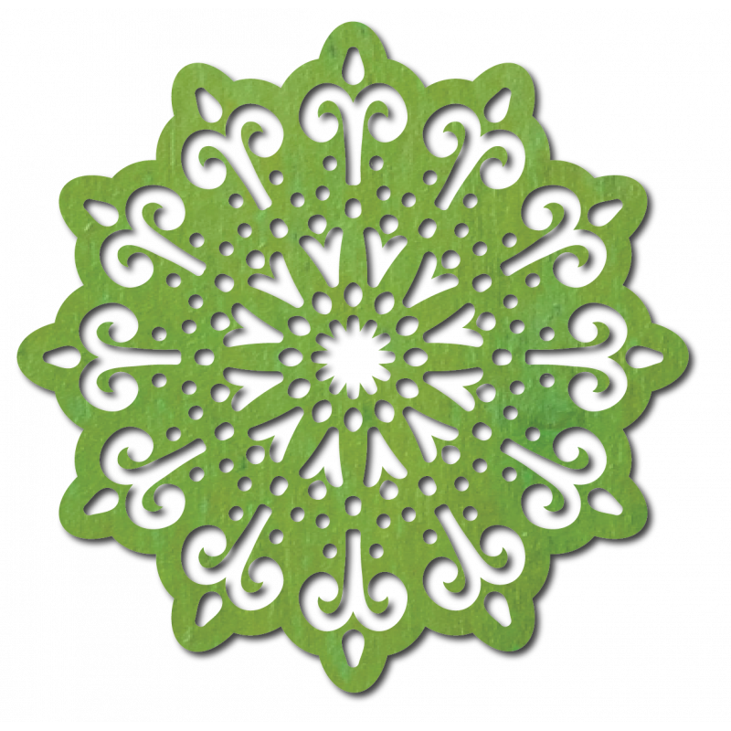 black painting on the wall flower made of plywood wood