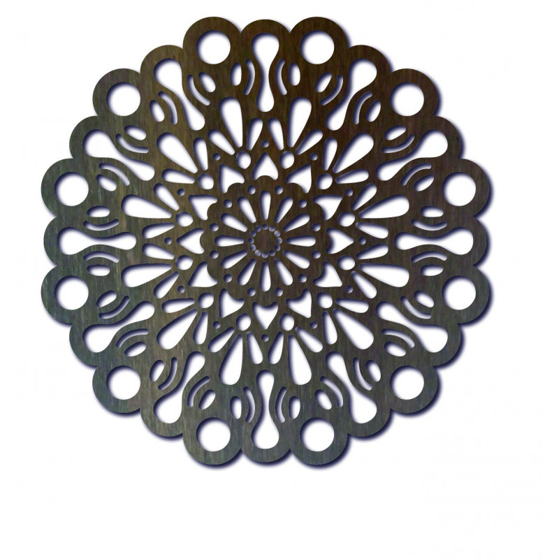 STYLESA wooden wall painting made of plywood ORFEA PR0224 black