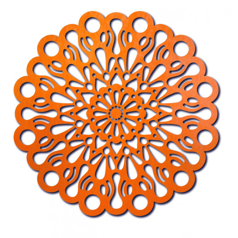 STYLESA wooden wall painting made of plywood ORFEA PR0224 black