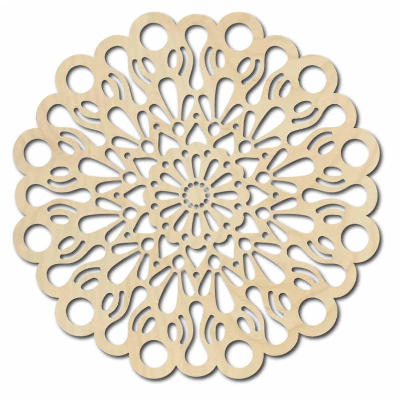 STYLESA wooden wall painting made of plywood ORFEA PR0224 black