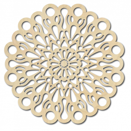 STYLESA wooden wall painting made of plywood ORFEA PR0224 black