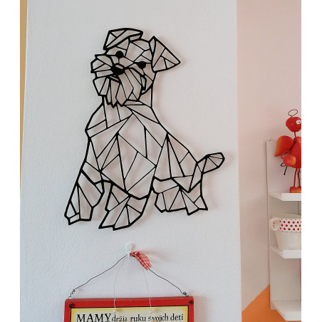 STYLESA Wooden picture on the wall HAFINKO PR0228 black