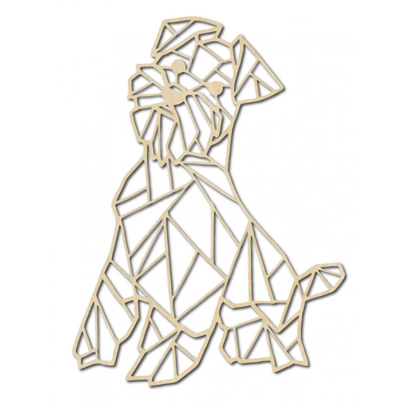 STYLESA Wooden picture on the wall HAFINKO PR0228 black