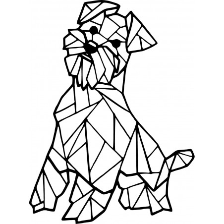 STYLESA Wooden picture on the wall HAFINKO PR0228 black