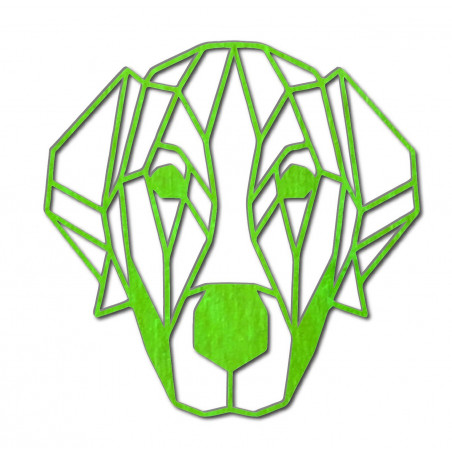 STYLESA modern wall painting dog made of plywood PR0229 HAFFF black