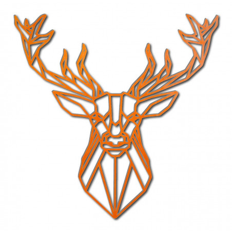 STYLES carved wooden image of deer PR0232 black