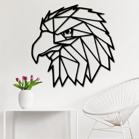 STYLESA Carved wall painting geometric shapes eagle PR0234 black STYLESA Carved wall painting geometric shapes eagle PR0234 black